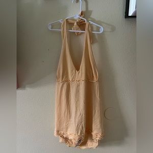 Yellow Halter Top